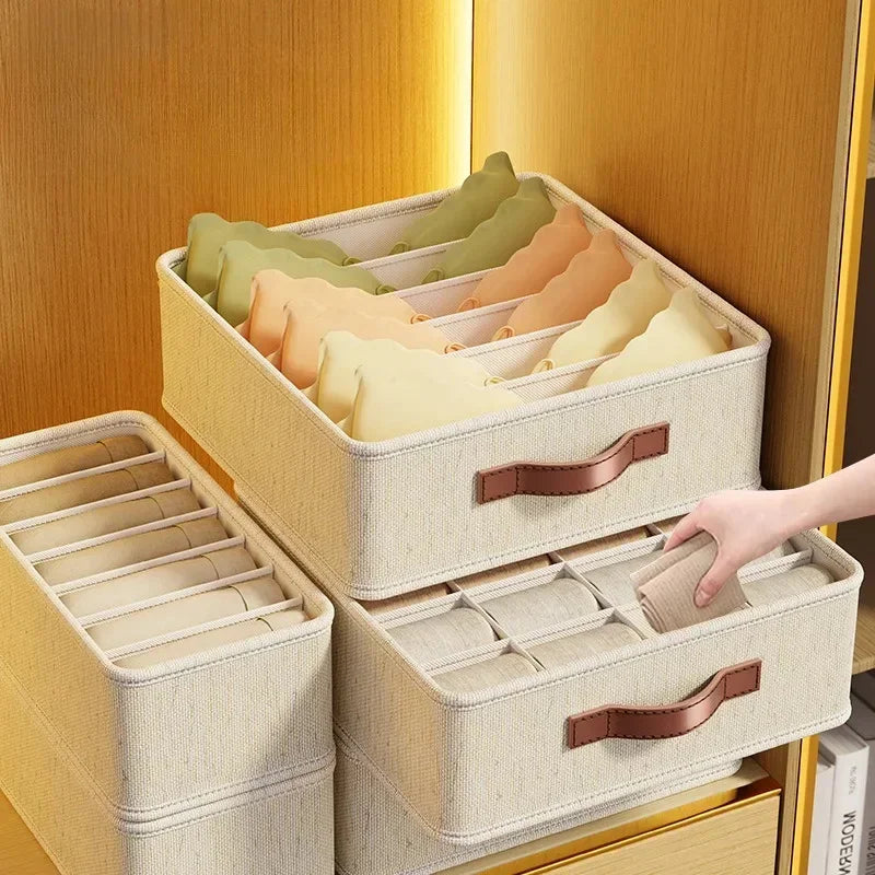 Boîte de rangement pliable pour sous-vêtements et chaussettes